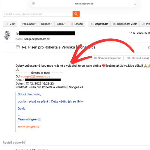 Recenze od Davida - Píseň pro Roberta a Věrušku